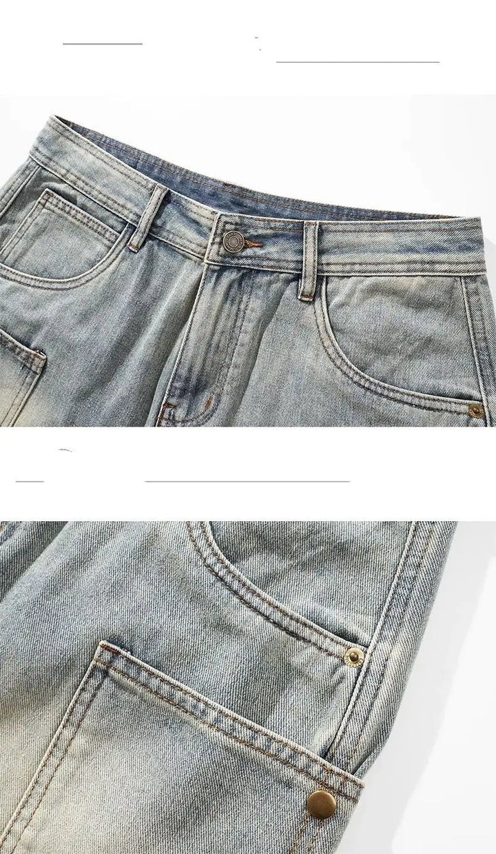 Modern Retro Tooling Denim Shorts