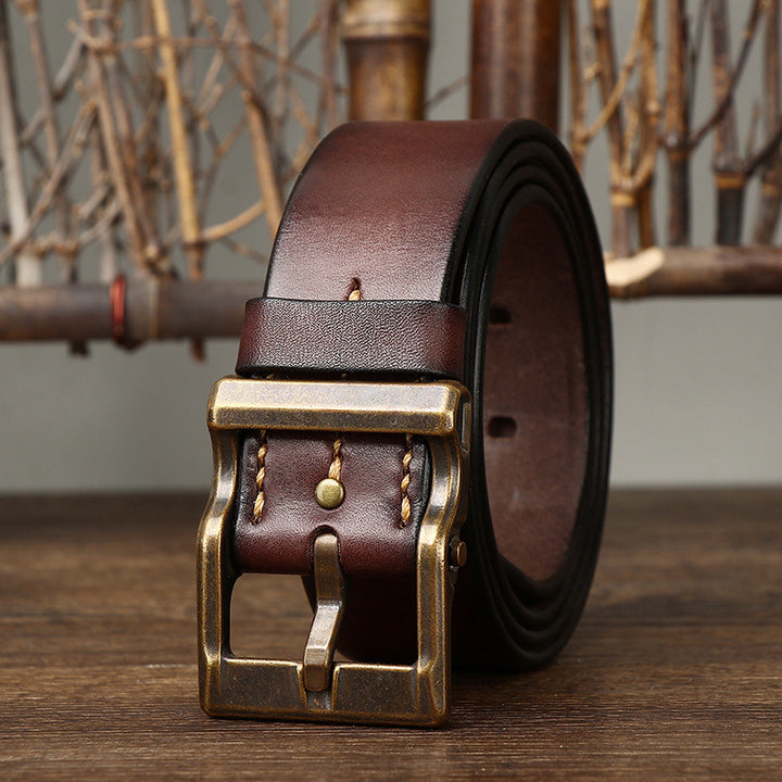 Pure Cowhide Genuine Leather Belt