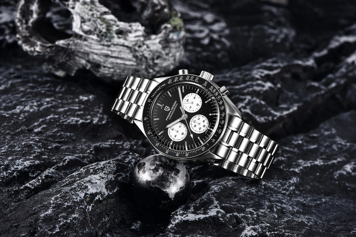 Refined Moon Panda Chronograph Watch
