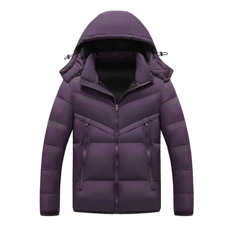 Elegant Thermal Padded Windbreaker Jacket