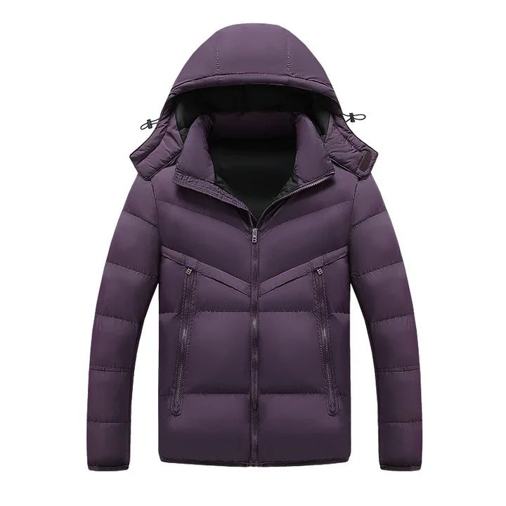 Elegant Thermal Padded Windbreaker Jacket