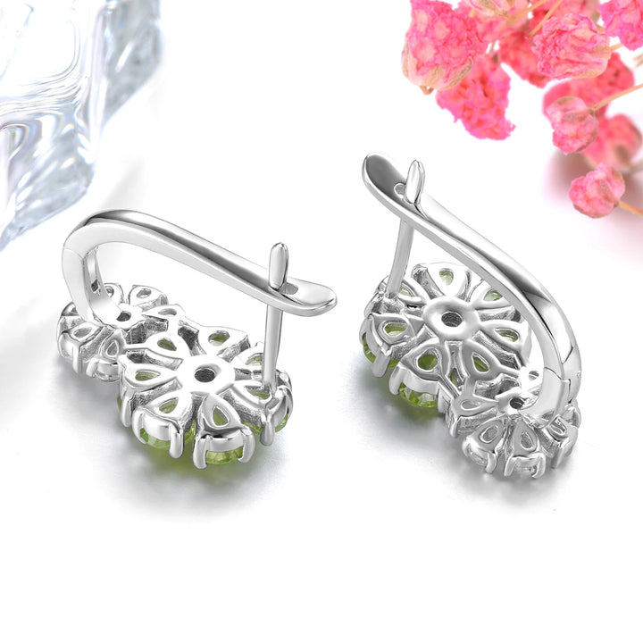 Exquisite Genuine Birthstone Earrings