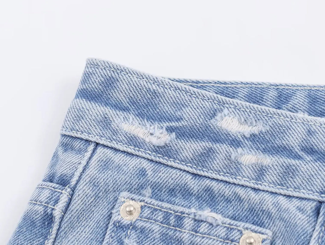Refined Straight Fit Denim Pants