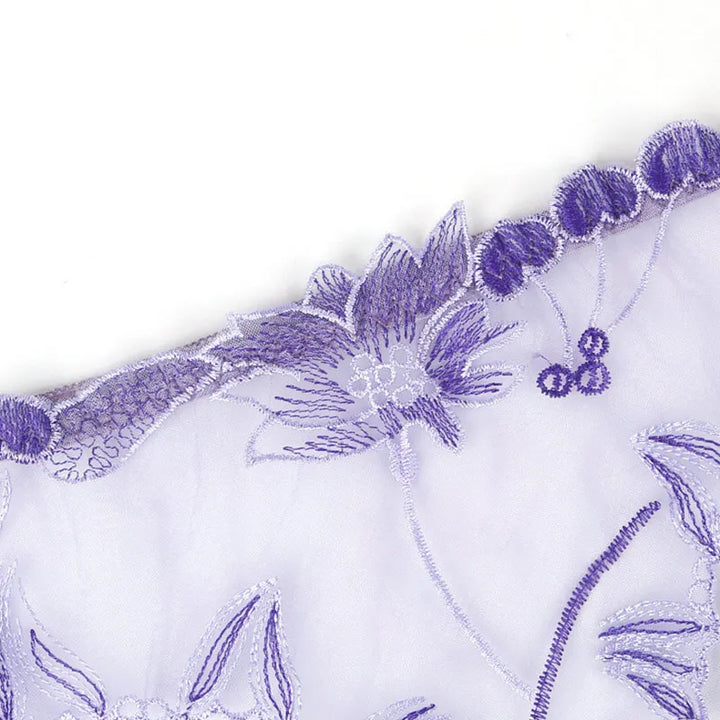 Classic Embroidery Low-Waist Underwear
