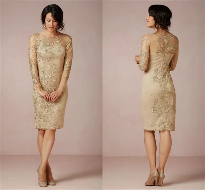 Charming Appliques Mother Of Bride Dress