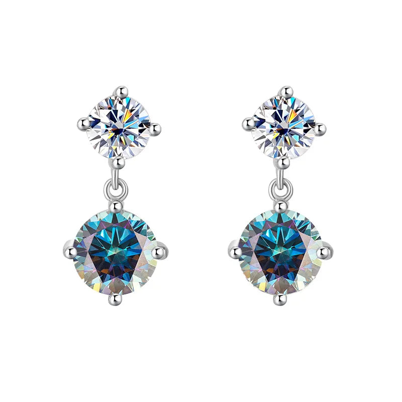 Alluring Moissanite Tassel Earrings