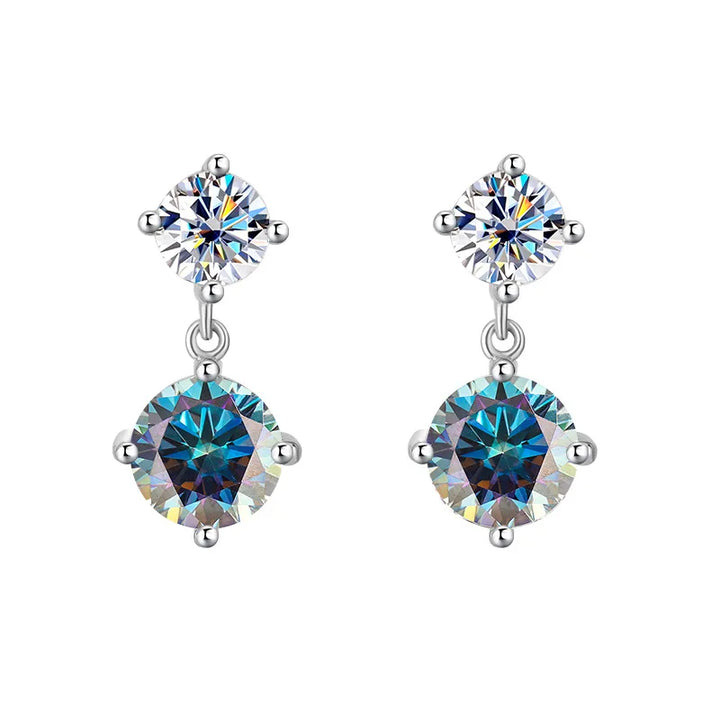 Alluring Moissanite Tassel Earrings