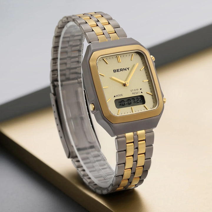 Vintage Square Dial Dashing Quartz Watch