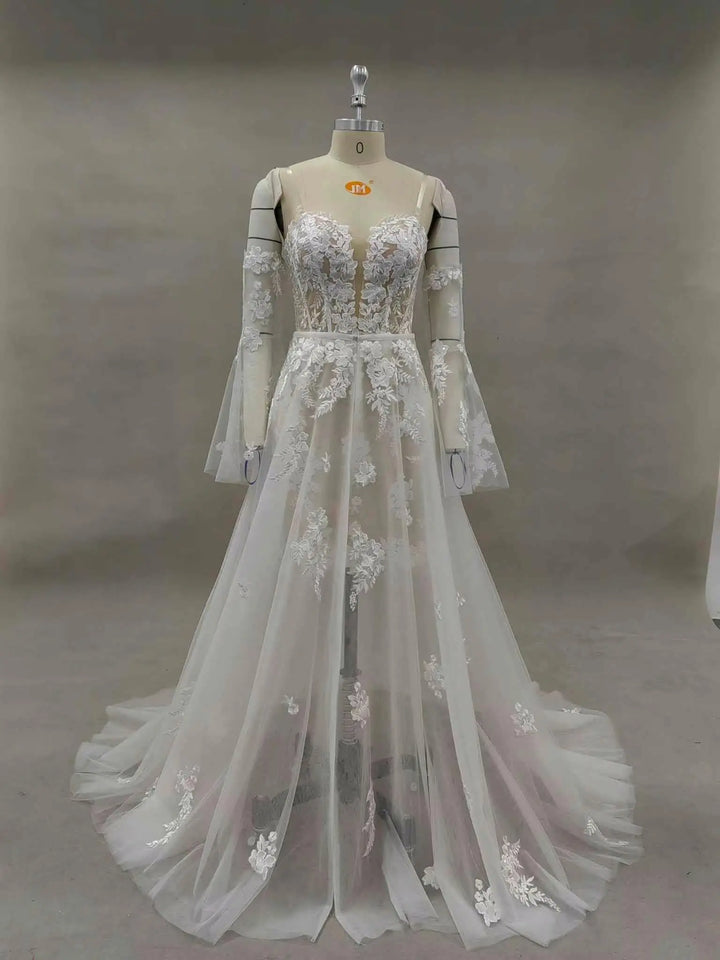 Trendy Two-Pieces Mini Bridal Dress