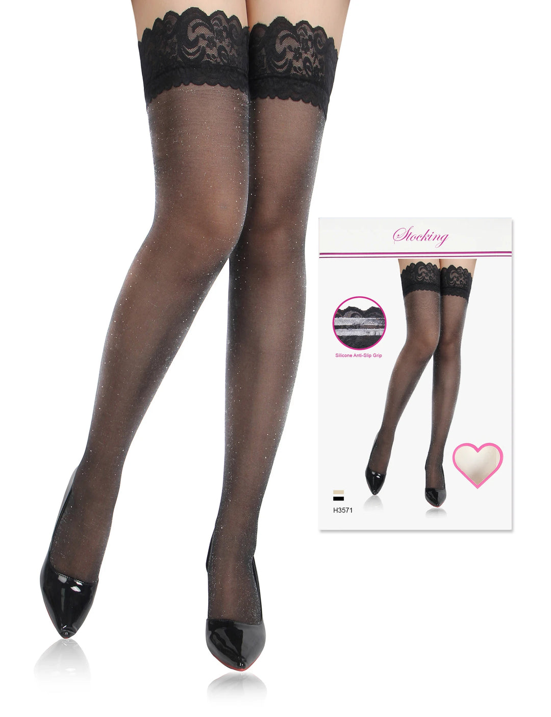 Stylish Over-Knee Glitter Stockings