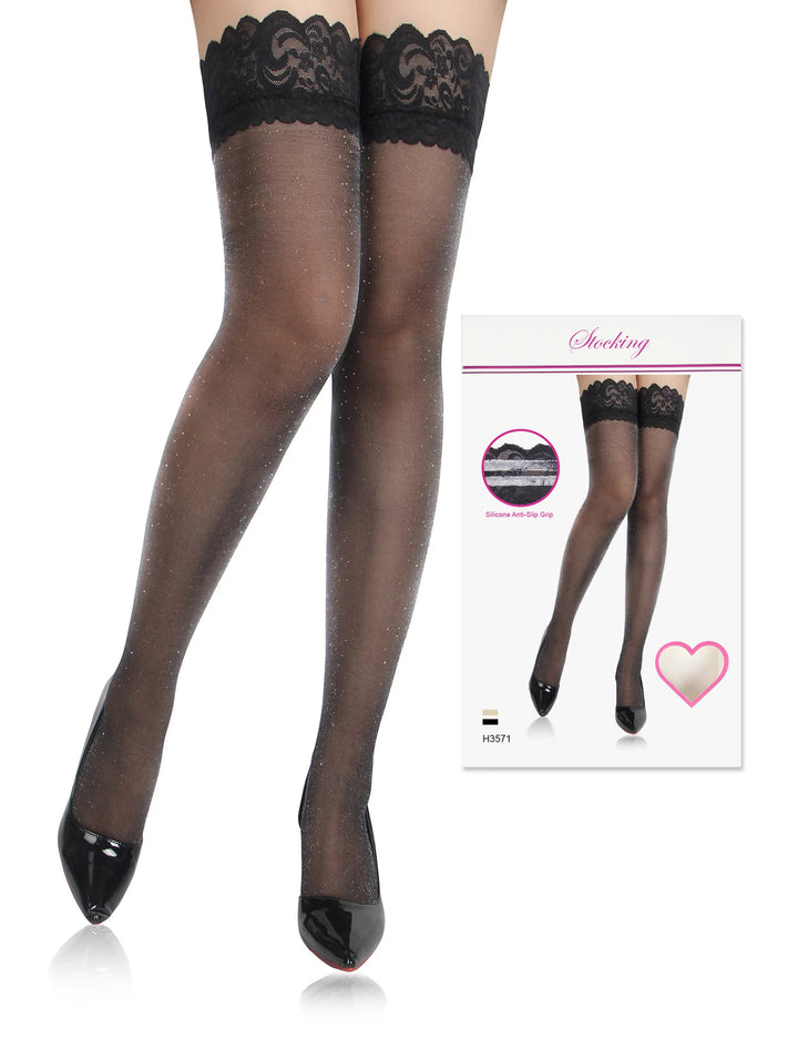 Stylish Over-Knee Glitter Stockings