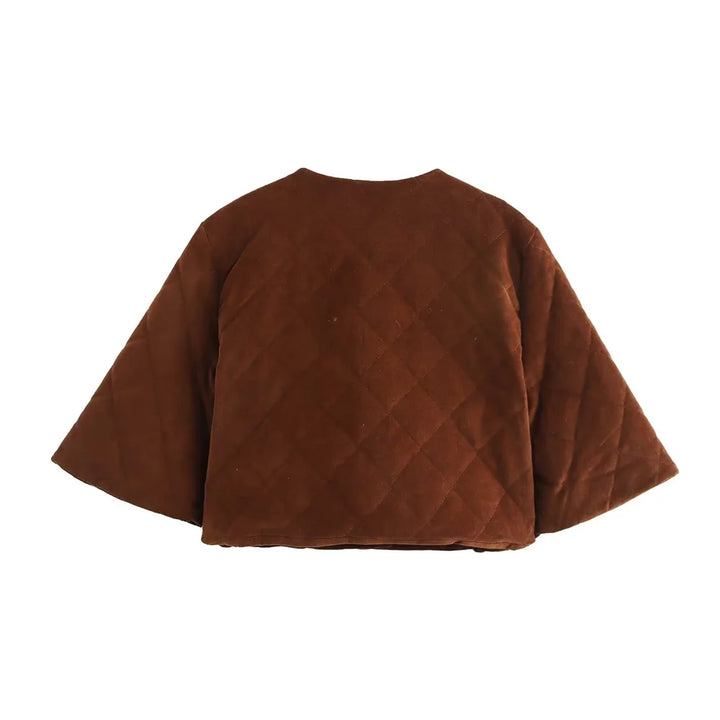 Delightful Bow Tie Short Coat