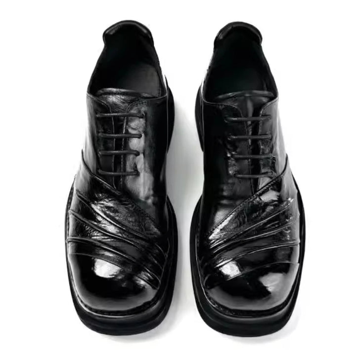 Vintage Ideal Leather Derby Shoes