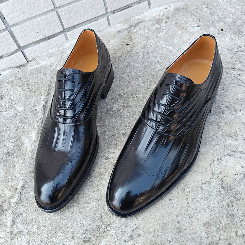 Premium Round Toe Style Leather Shoes