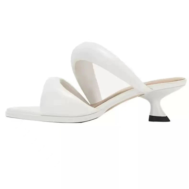 Sweet Pointed Toe High-Heel Slippers