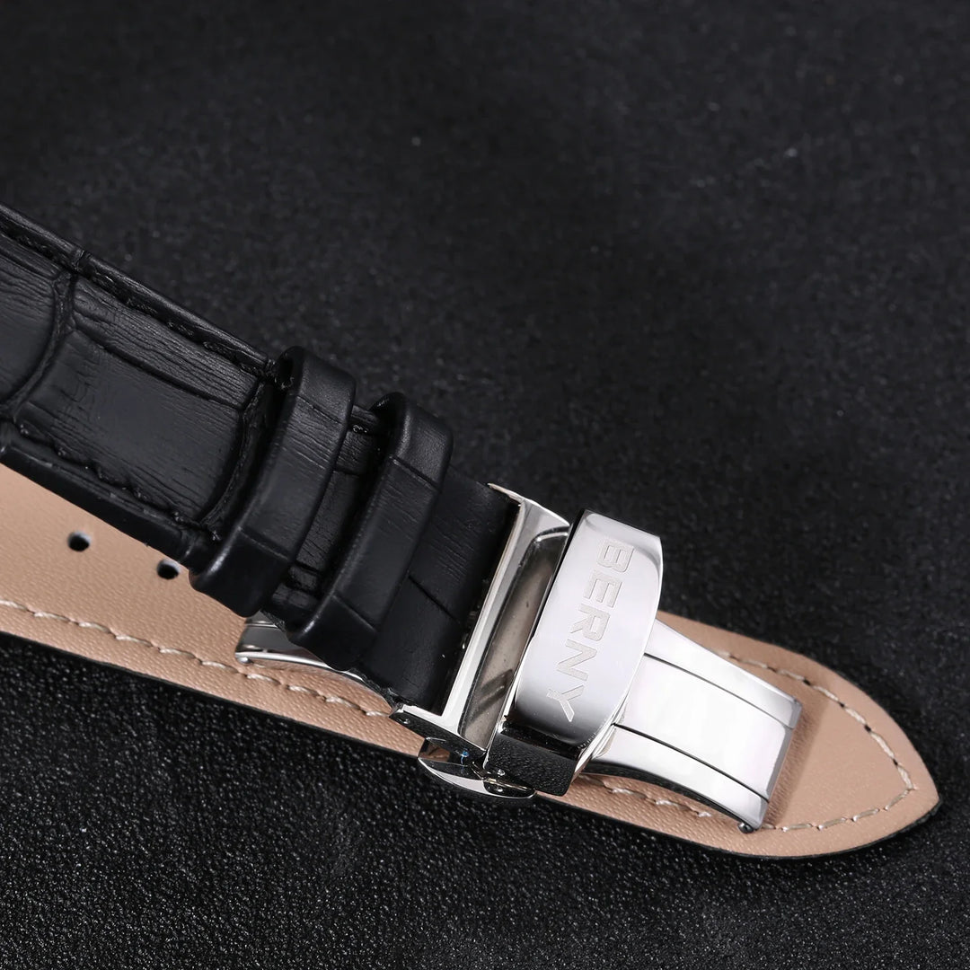 High-End Calendar Sapphire Wristwatch