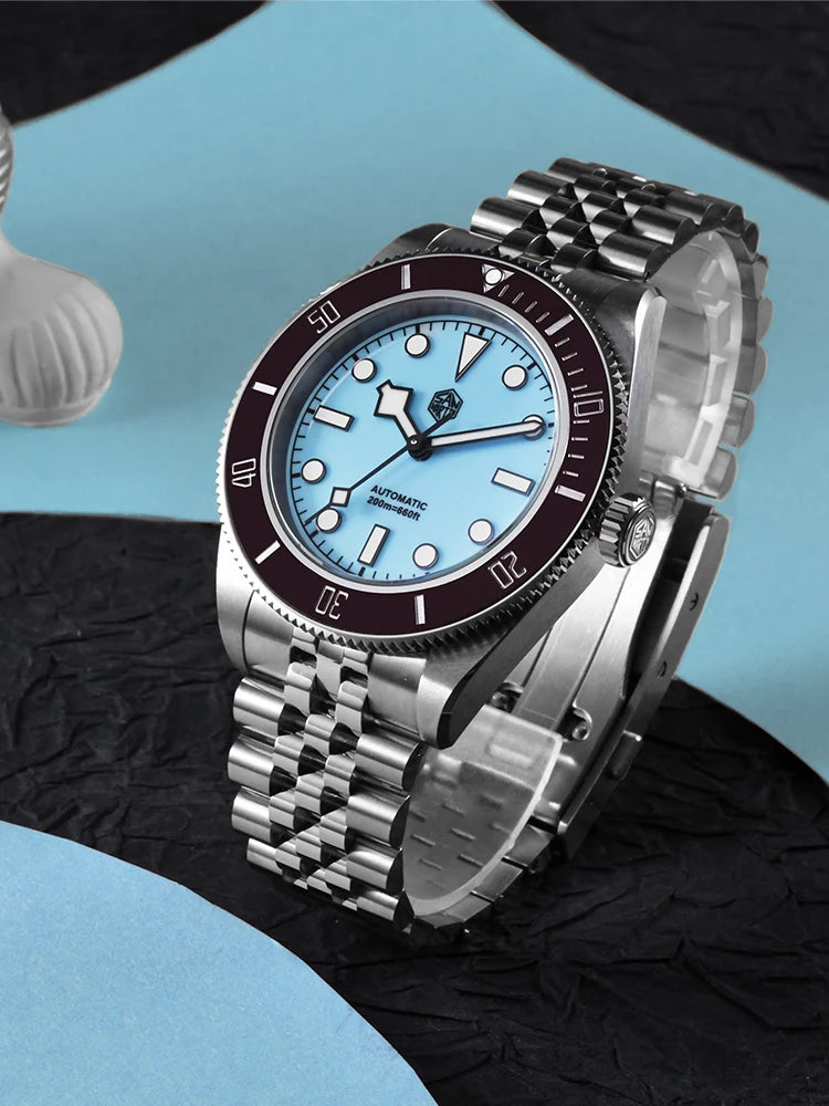 Classic Enamel Dial Automatic Diver Watch