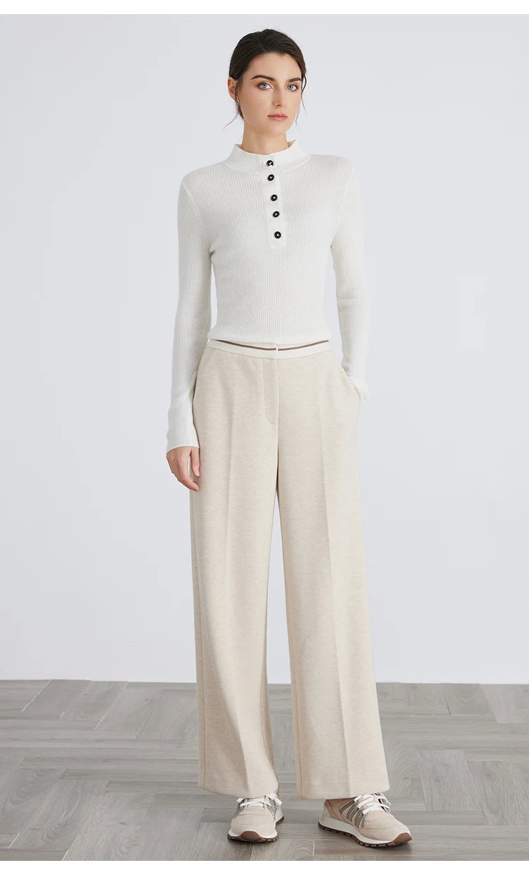 Smart Cashmere Half Turtleneck Jumper