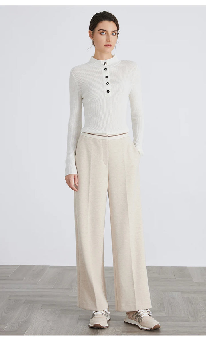 Smart Cashmere Half Turtleneck Jumper