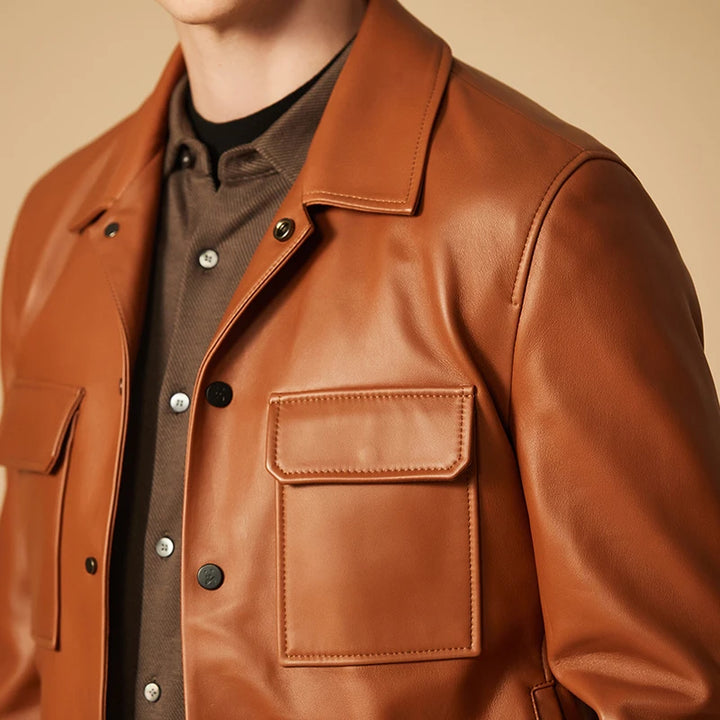 British Fashion Real Leather Jacket