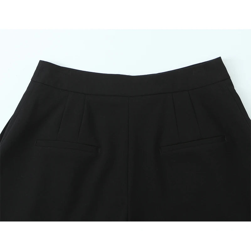 Classic Lace Trim High Waist Shorts