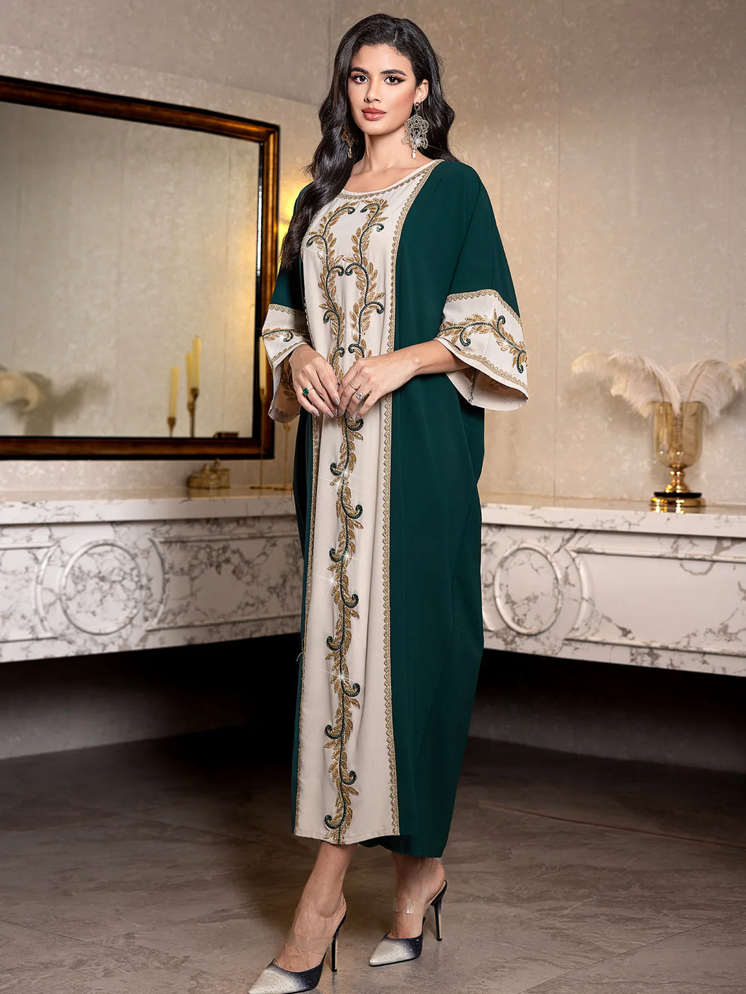 Live In Bead Embroidered Trends Abaya