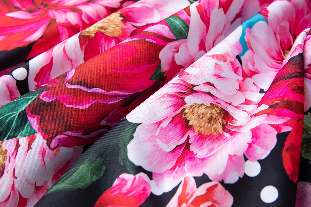 Elegant Sheath Floral Party Dress