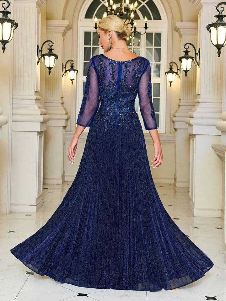 Luxury Glittery Mothe Of Bride Gown