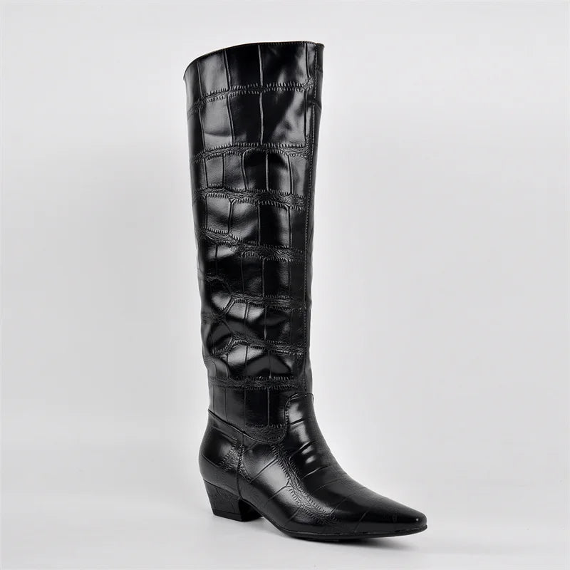 Stylish Pointed Toe Cowgirl Boots