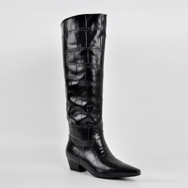 Stylish Pointed Toe Cowgirl Boots