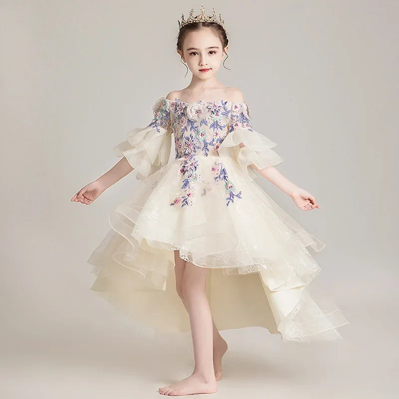 Fairy Tulle Girl's Evening Dress