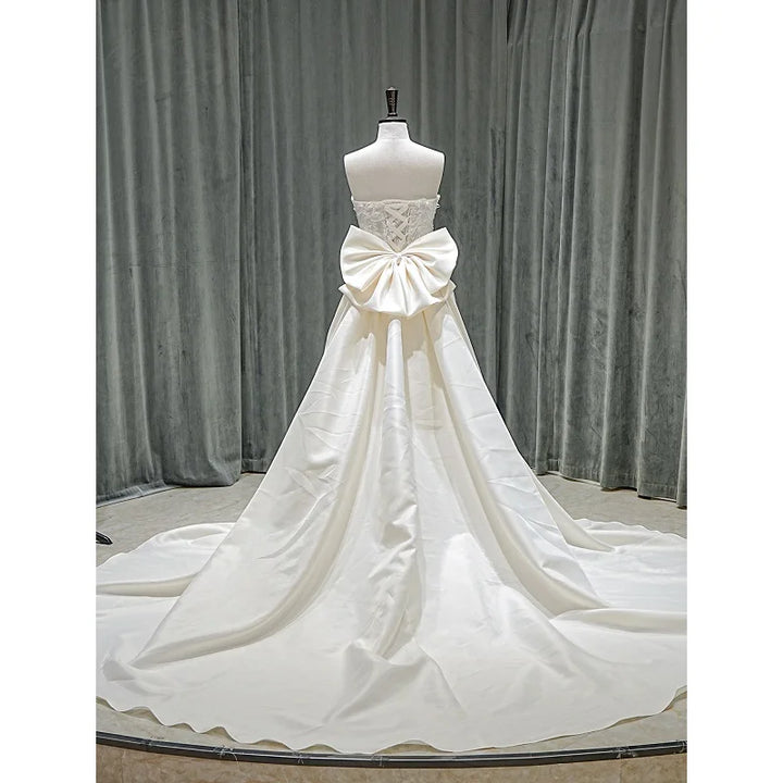 Luxury Lace Bead Bridal Ball Gown