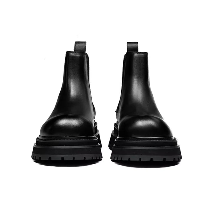 Light Thick-Soled British Style Chelsea Boots