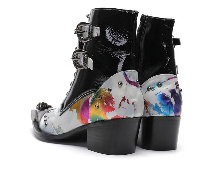 Classic Graffiti Mid-Calf Boots