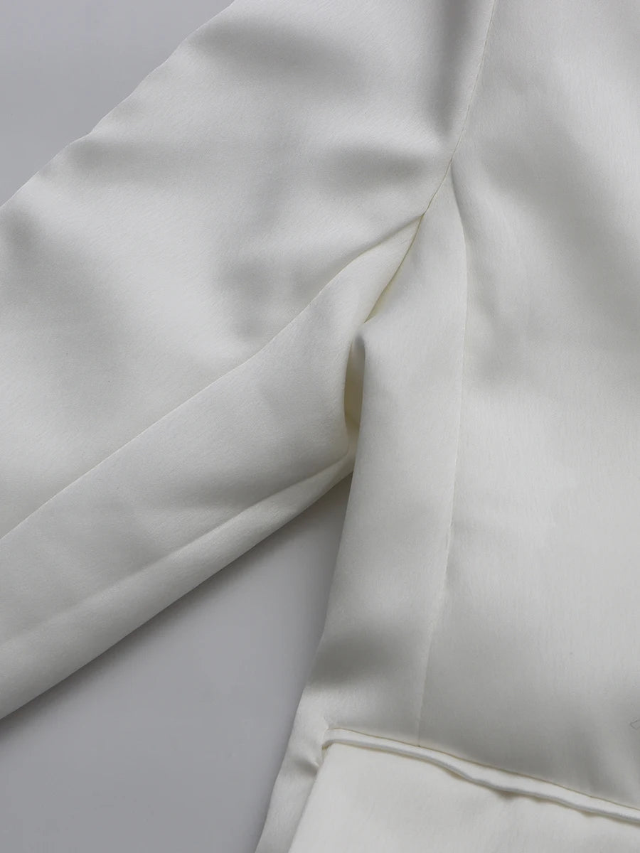 Courtly Spliced Bead Two-Pieces Skirt Set