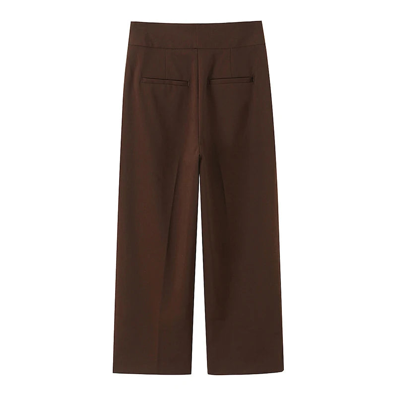 Gorgeous High Waisted Straight Pants