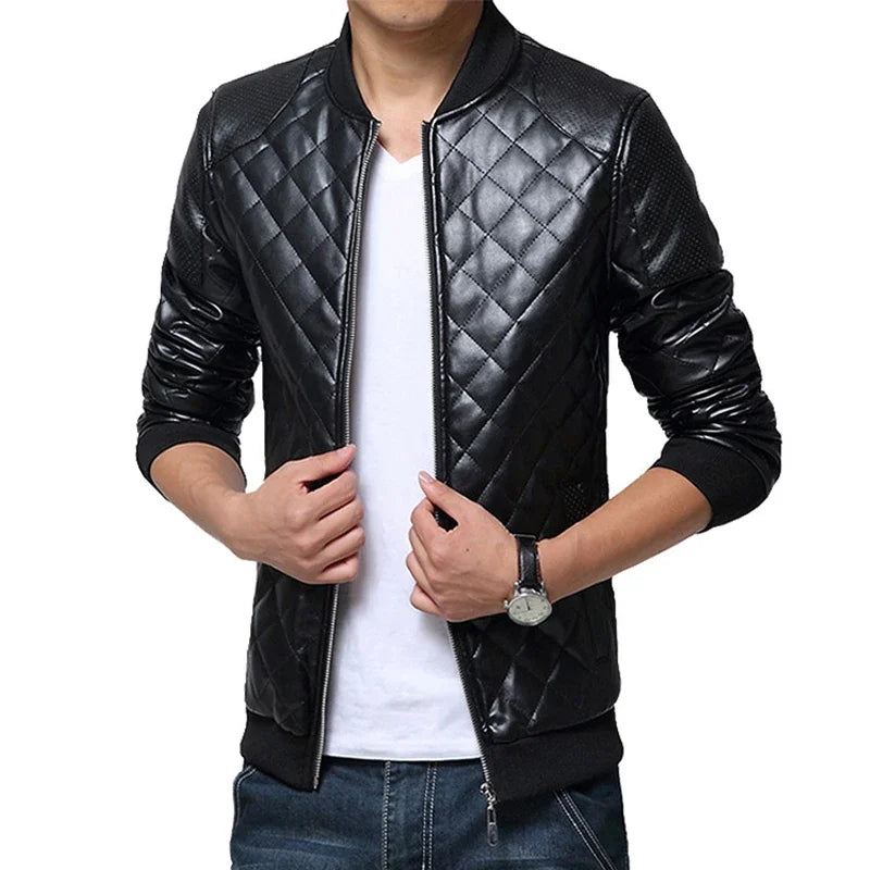 Regal Slim Fit Men's Biker Jacket