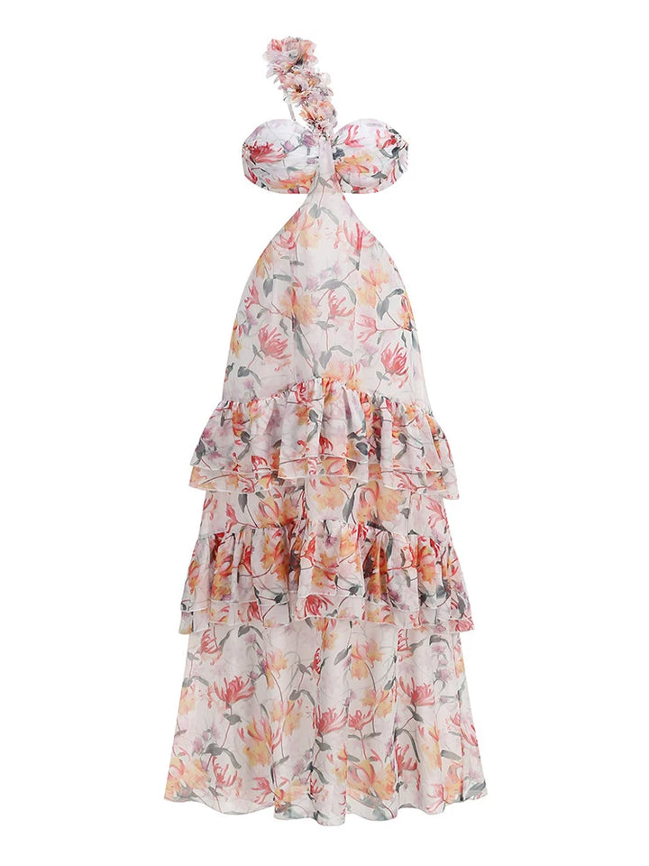 Lovely Cut-out Slim Fit Maxi Dress