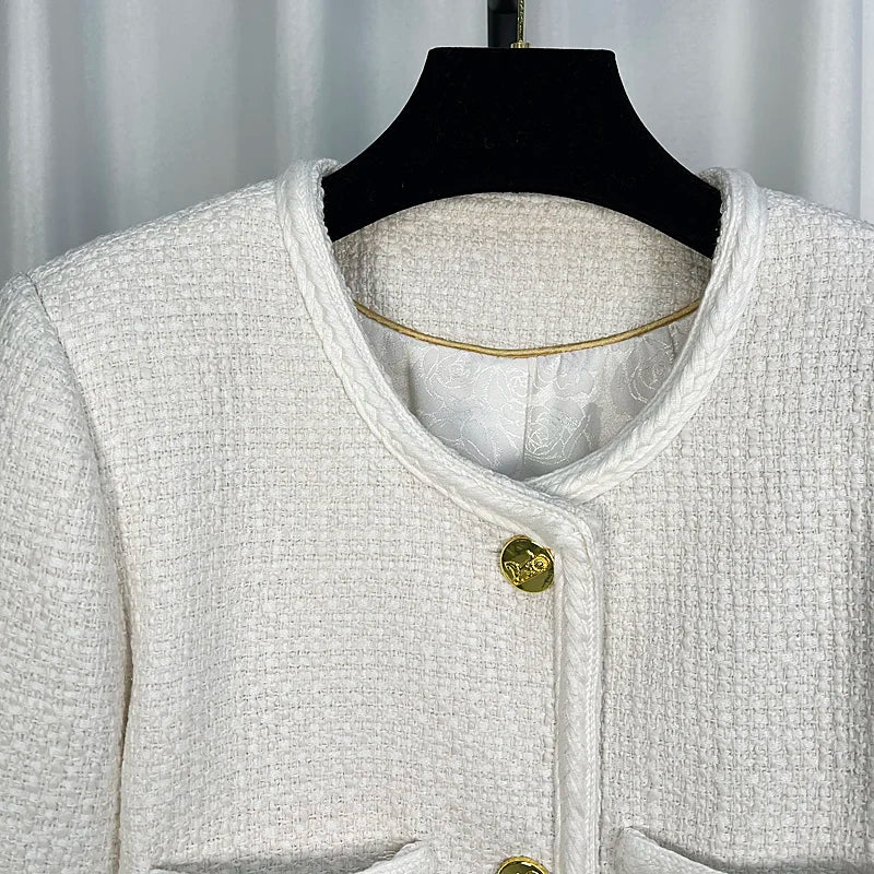 Sleek Fragrance Style Short Jacket