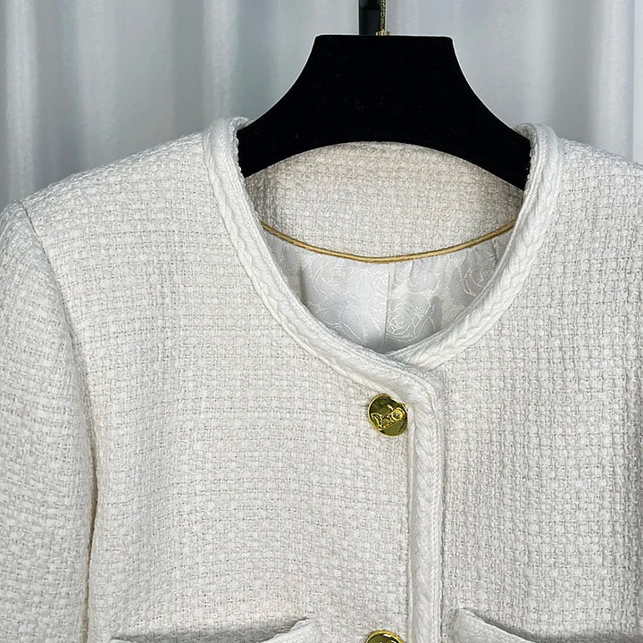 Sleek Fragrance Style Short Jacket