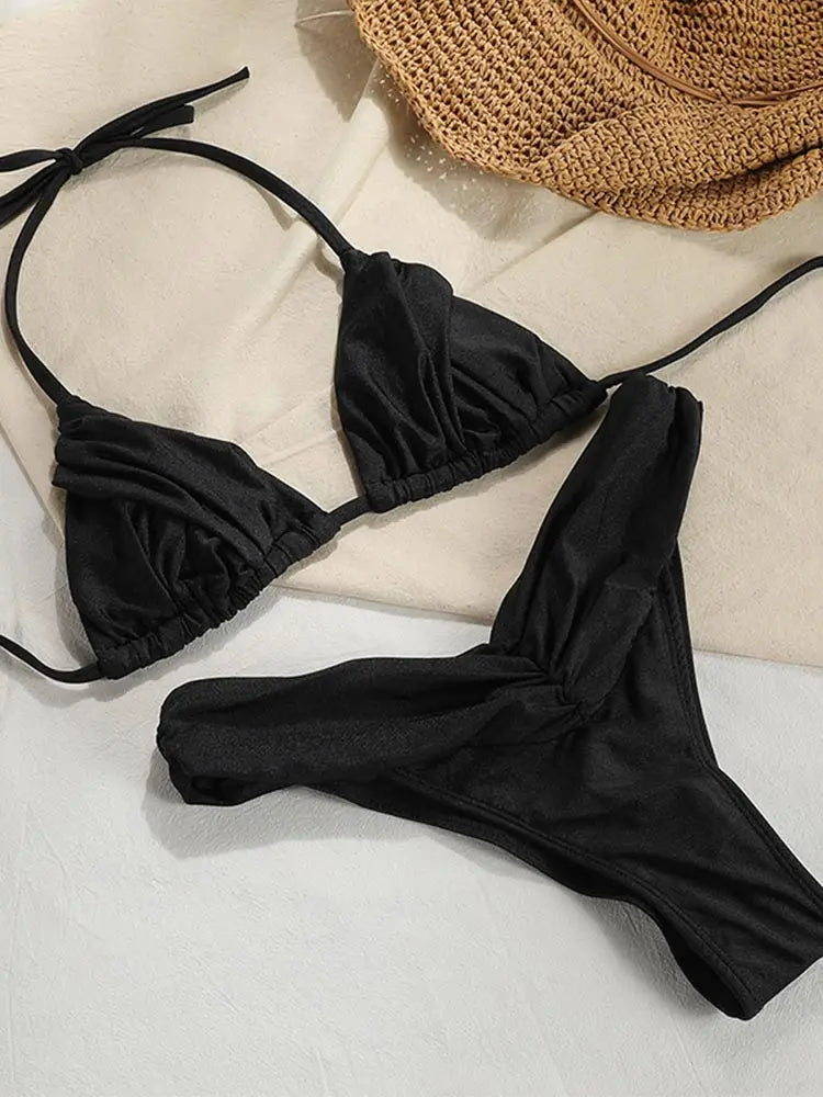 Classic Triangle Micro Bikini Set