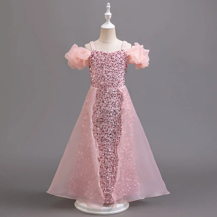 Stylish Sequin Flower Girl&
