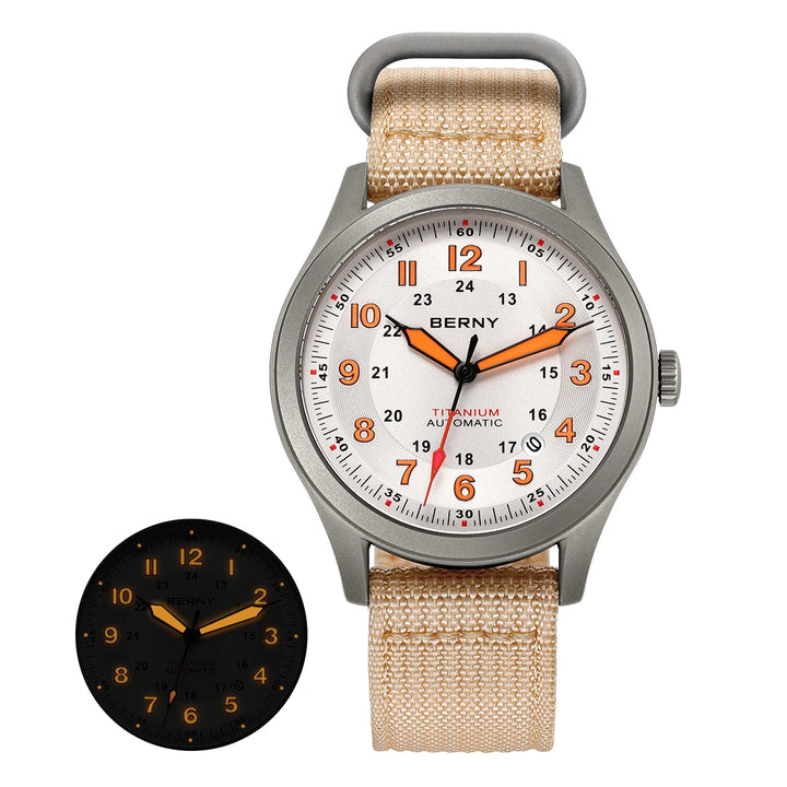 Elegant Mechanical Full Titanium Watch