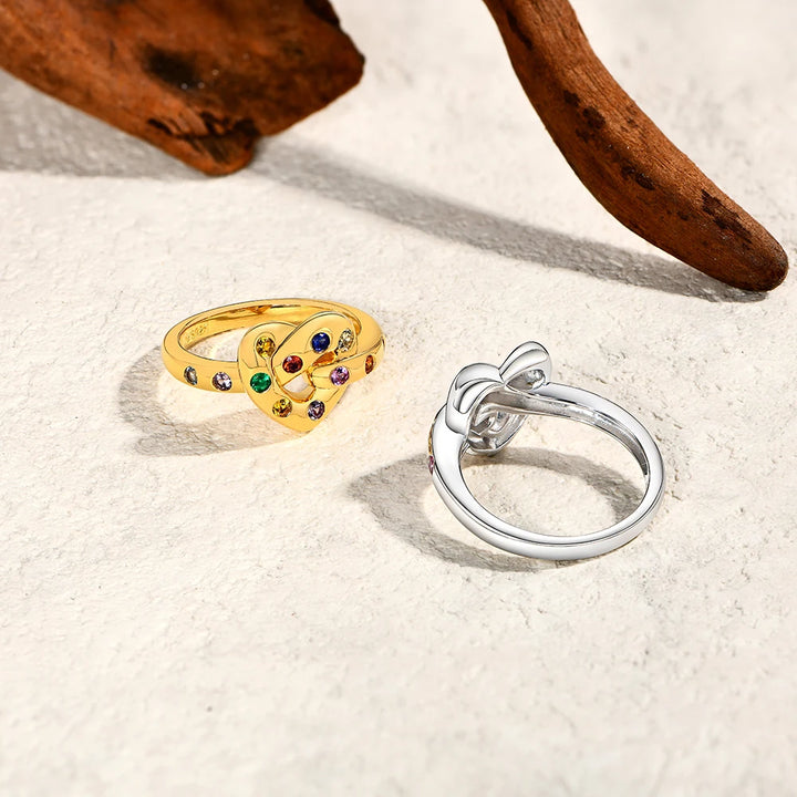 Fine Heart Sapphire Sterling Silver Ring