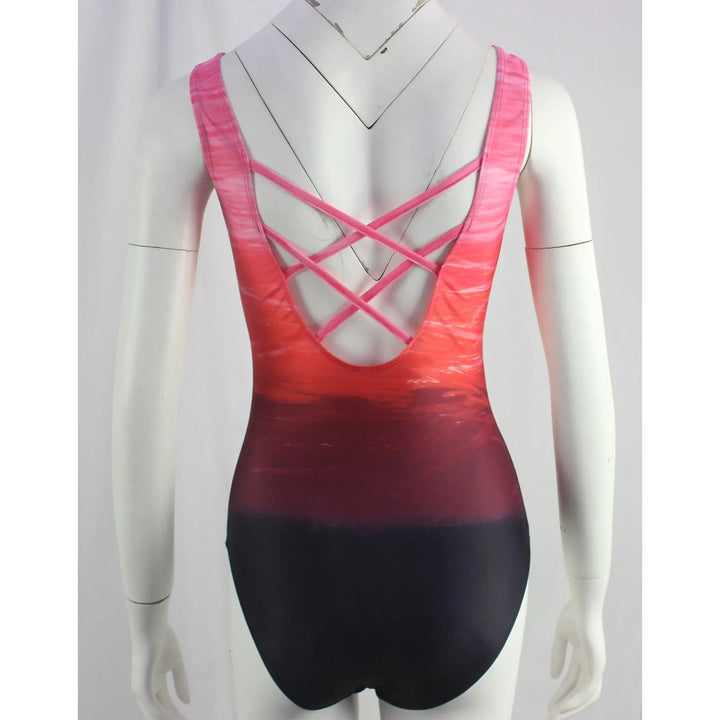 Classic Gradient One Piece Padded Swimwear