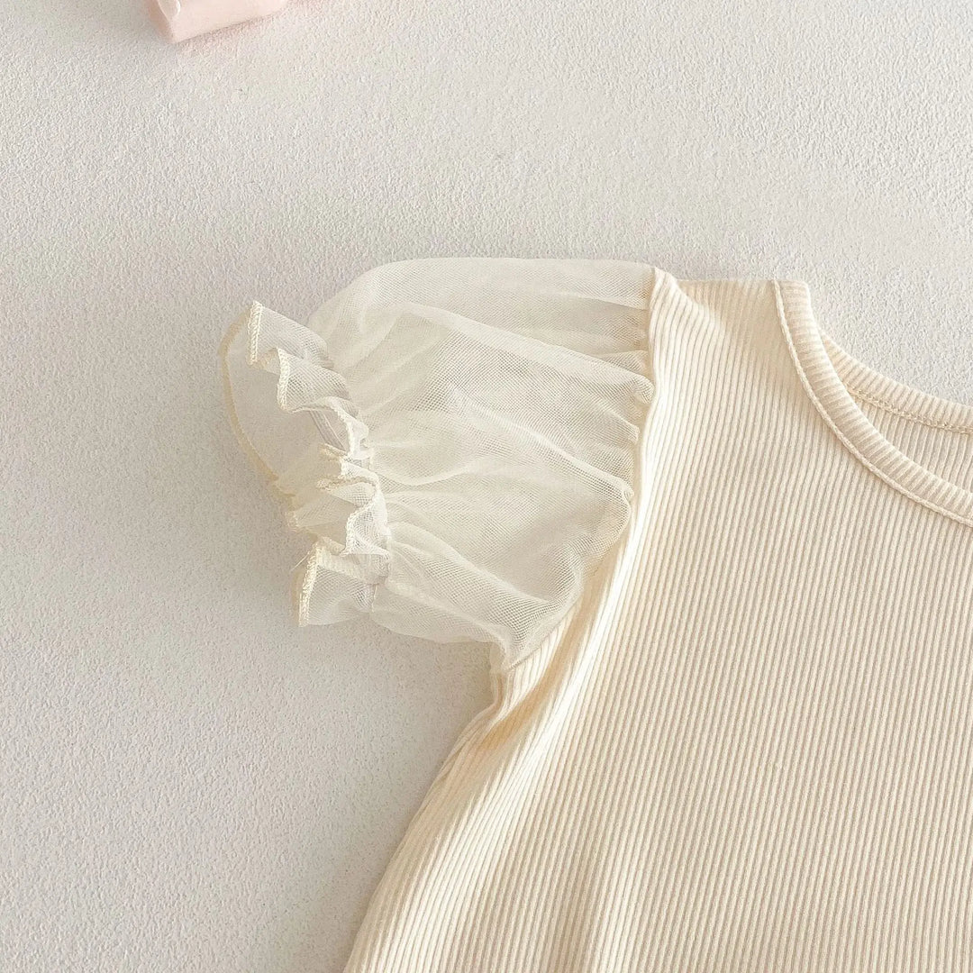 Cute Floral Baby Girl's Romper Dress