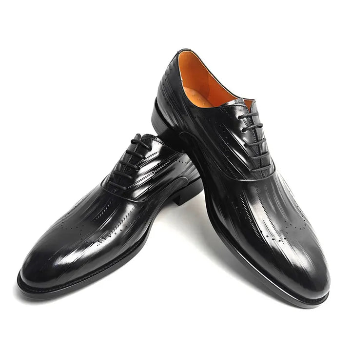 Premium Round Toe Style Leather Shoes