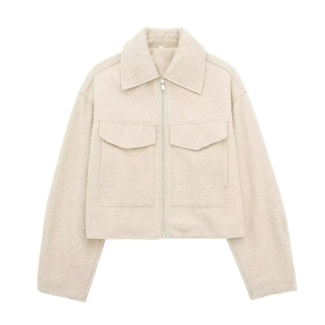 Lovely Lapel Cropped Tweed Jacket