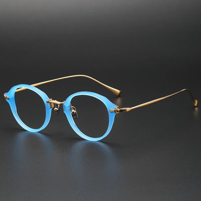 Stylish Acetate Titanium Spectacle Glasses Frame