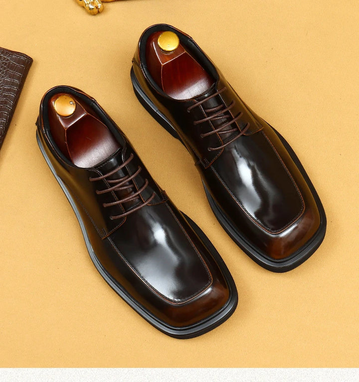 Square Toe Elegant Dress Shoes